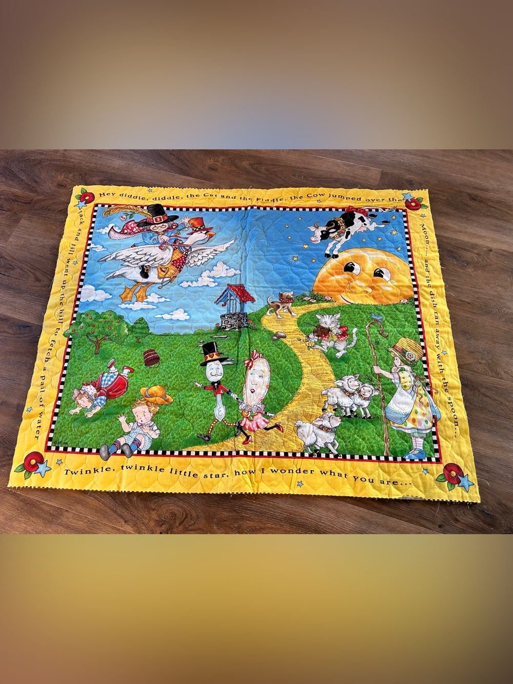 Mary Englebreit Nursery Storybook Quilt Panel
